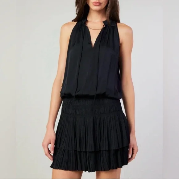 Current Air Black Ruffled Dress - Picture 1 of 5